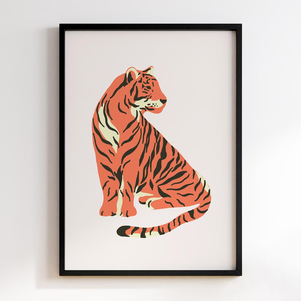 Постер Tiger Modern Art