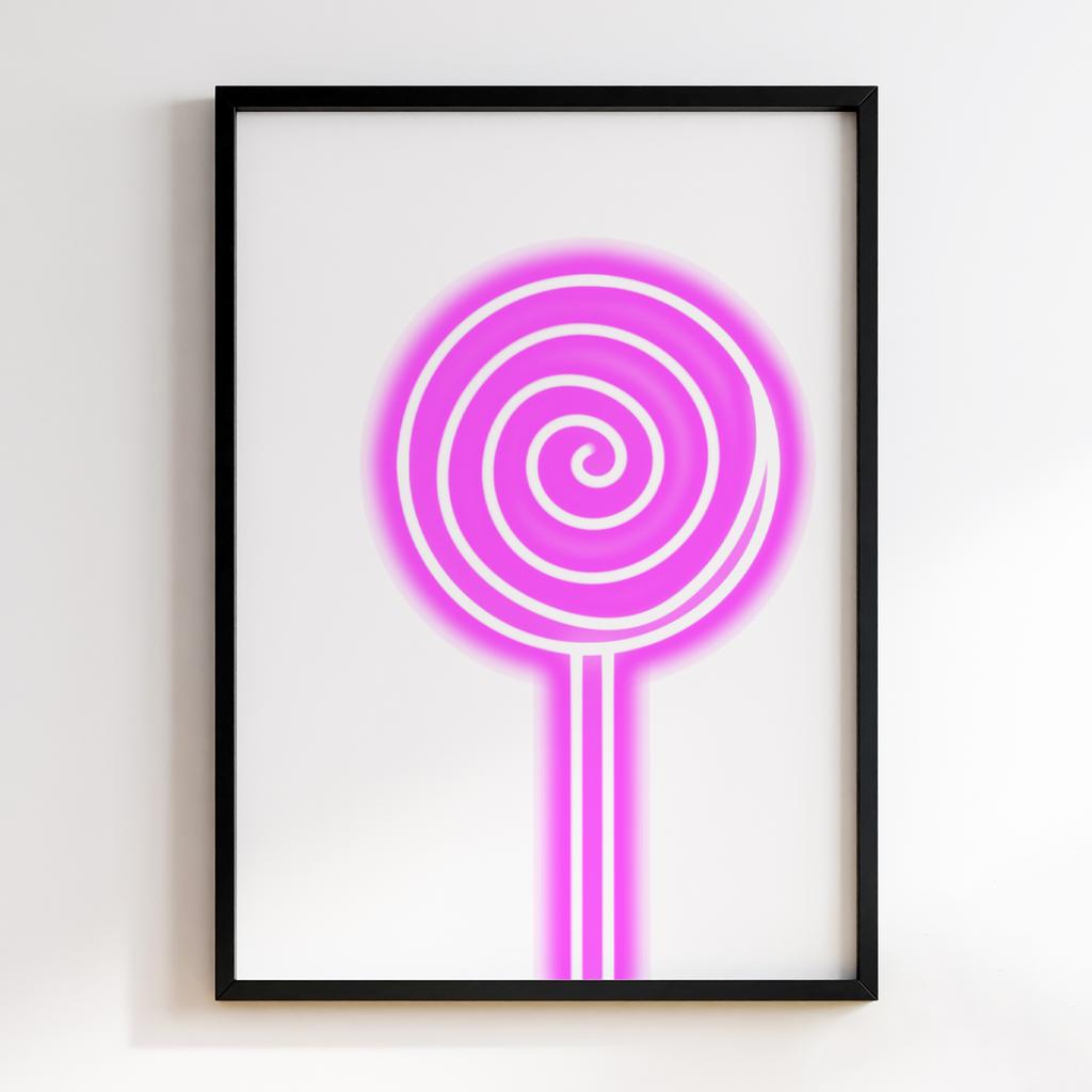 Постер Neon Lollipop