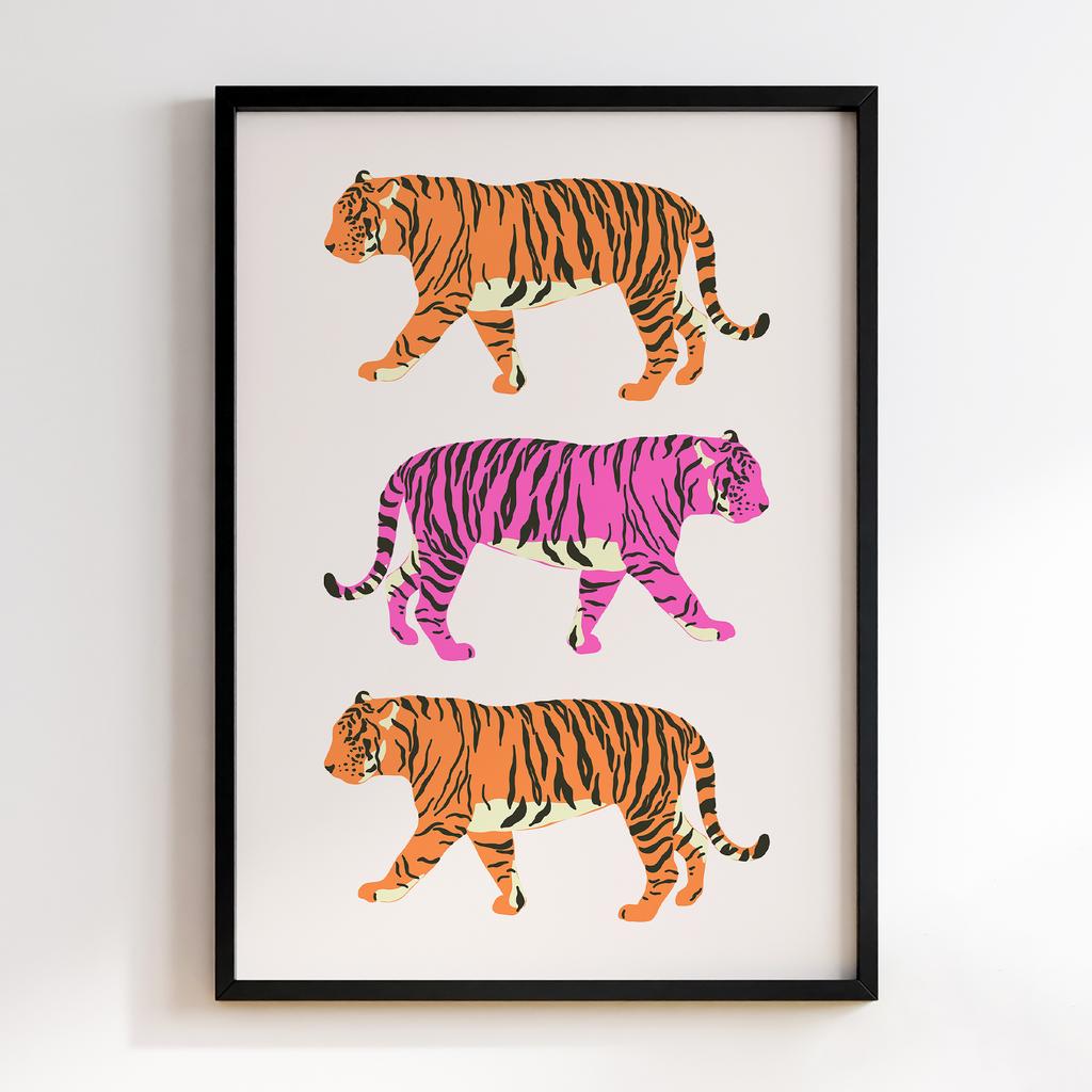 Постер Tigers Modern Art