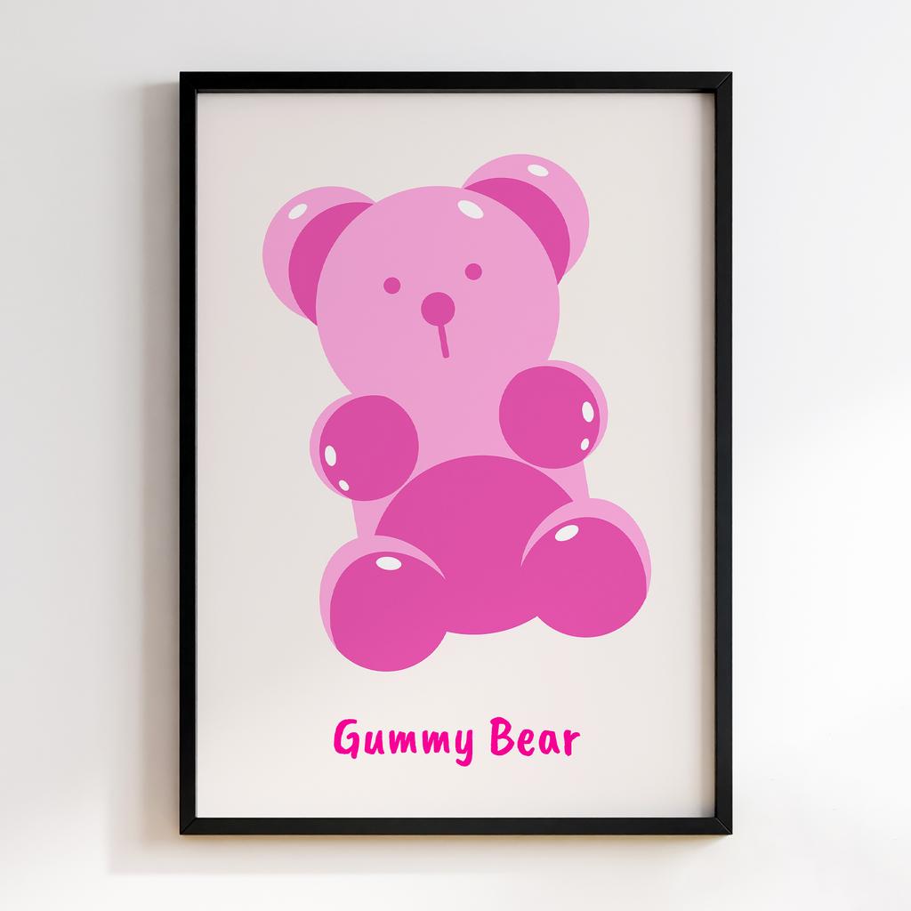 Постер Pink Gummy Bear