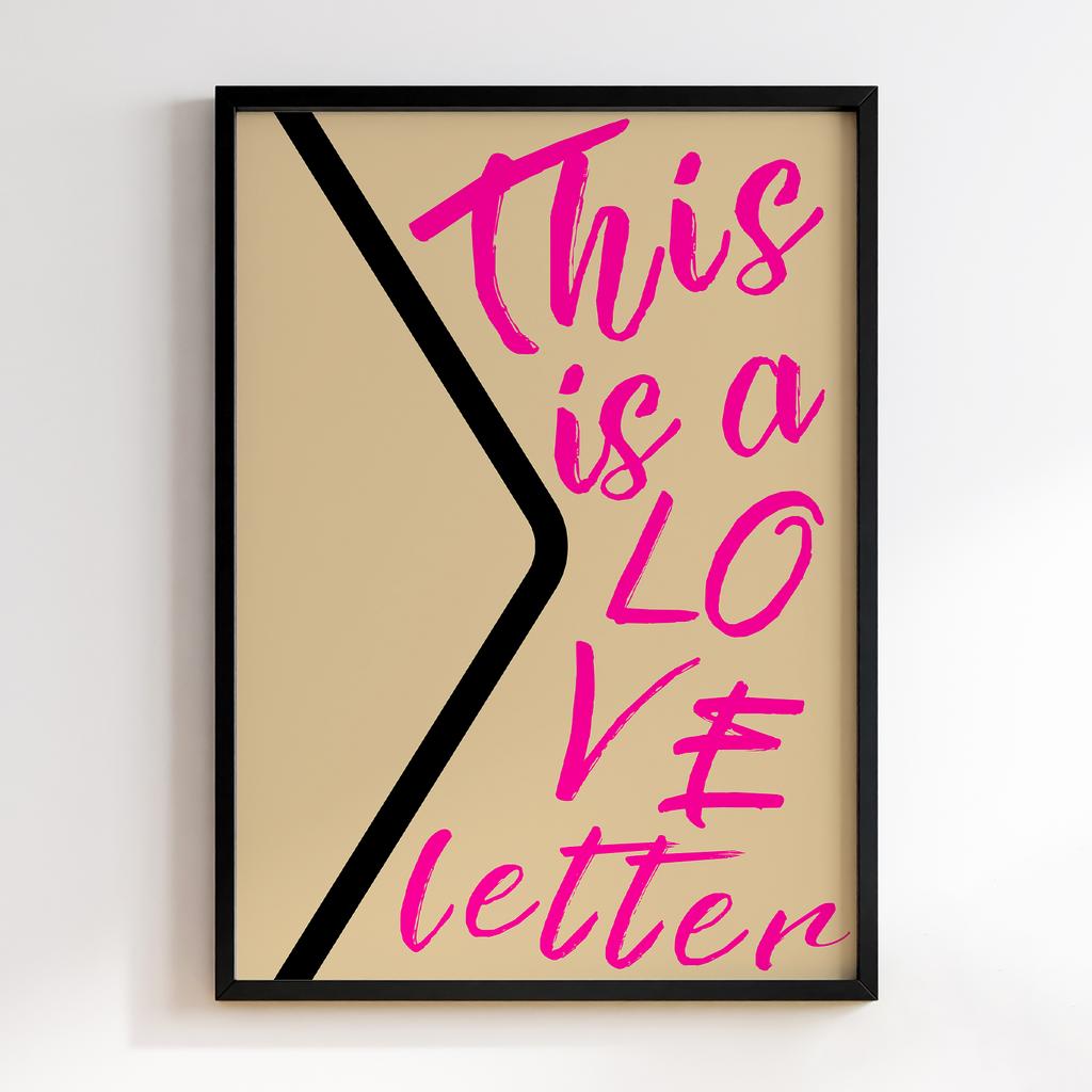 Постер This is a Love Latter