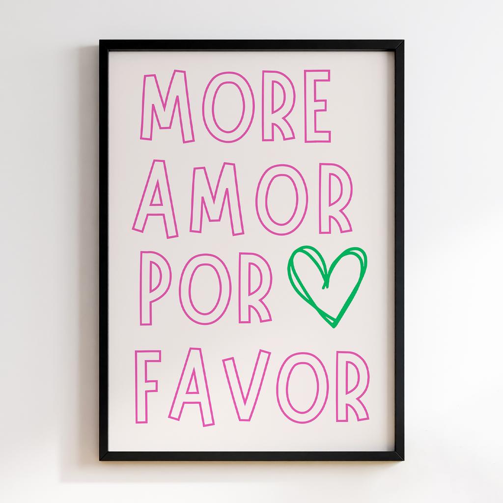 Постер More Amor Por Favor