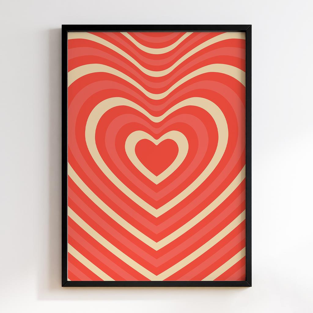 Постер Heart Modern Art