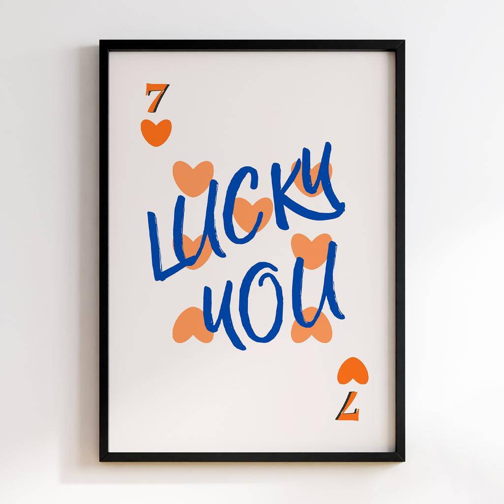 Постер Lucky You Card