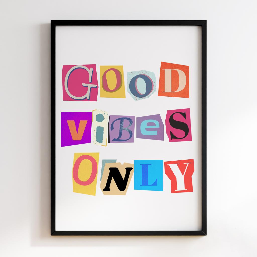 Постер Good Vibes Only