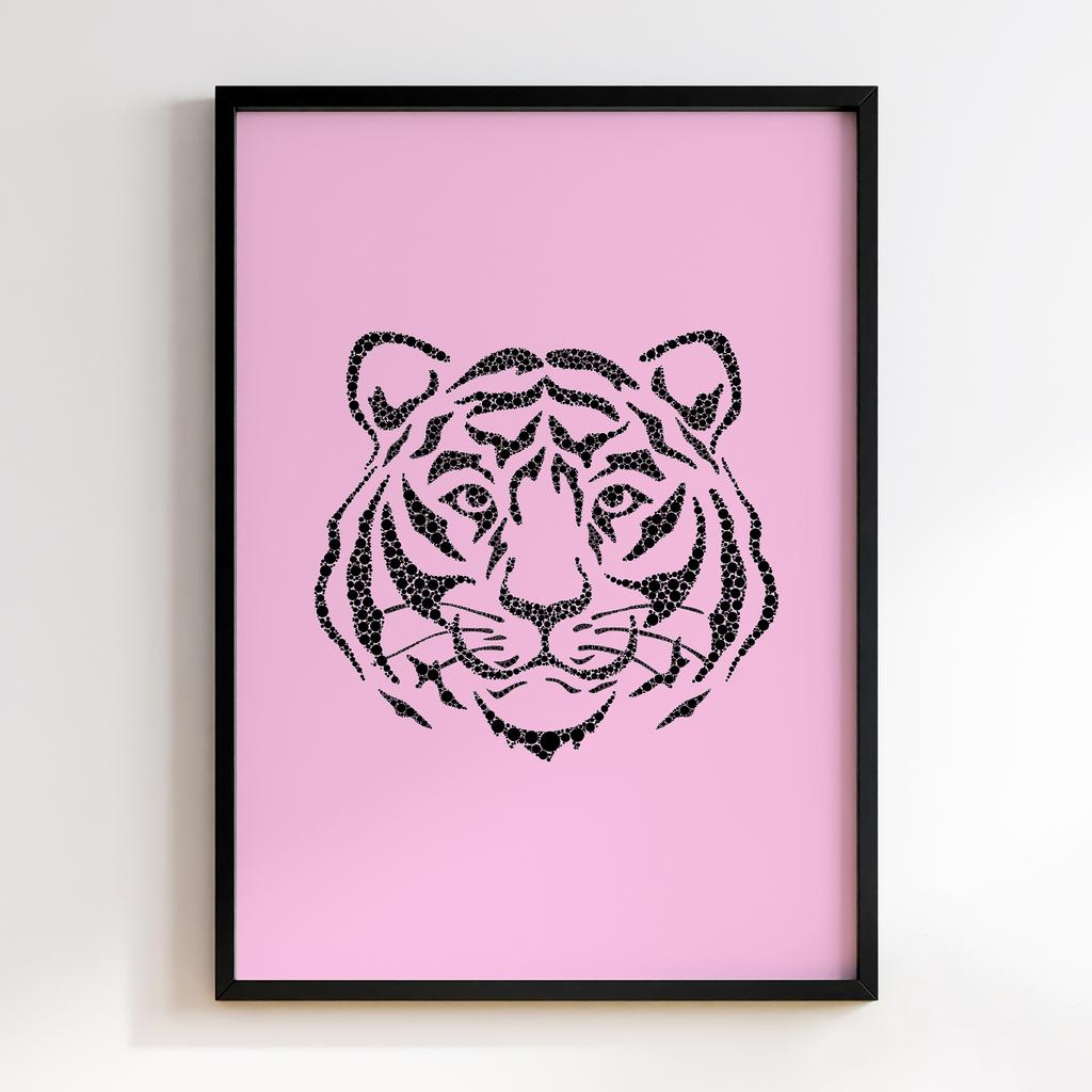 Постер Tiger Pink