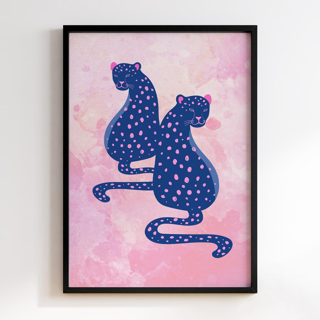 Постер Two Leopards