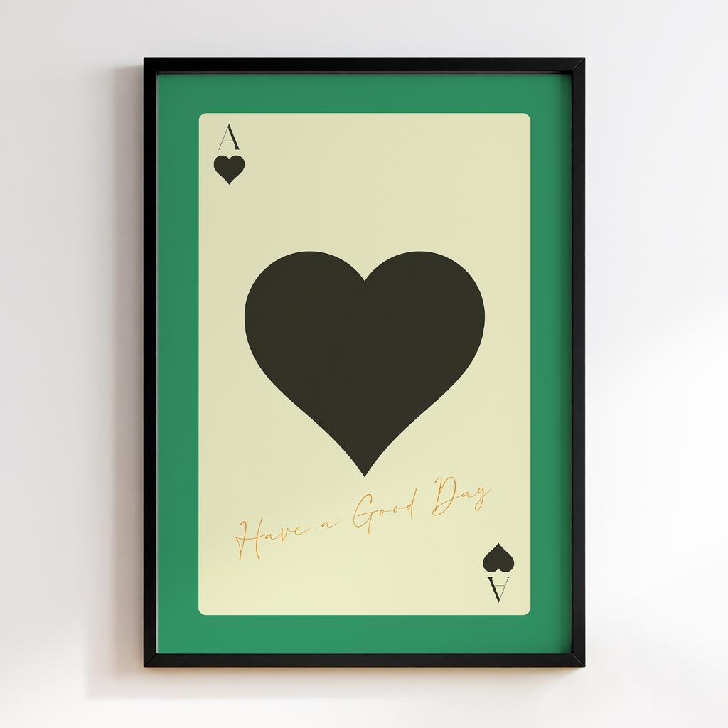 Постер Have a Good Day Black Heart