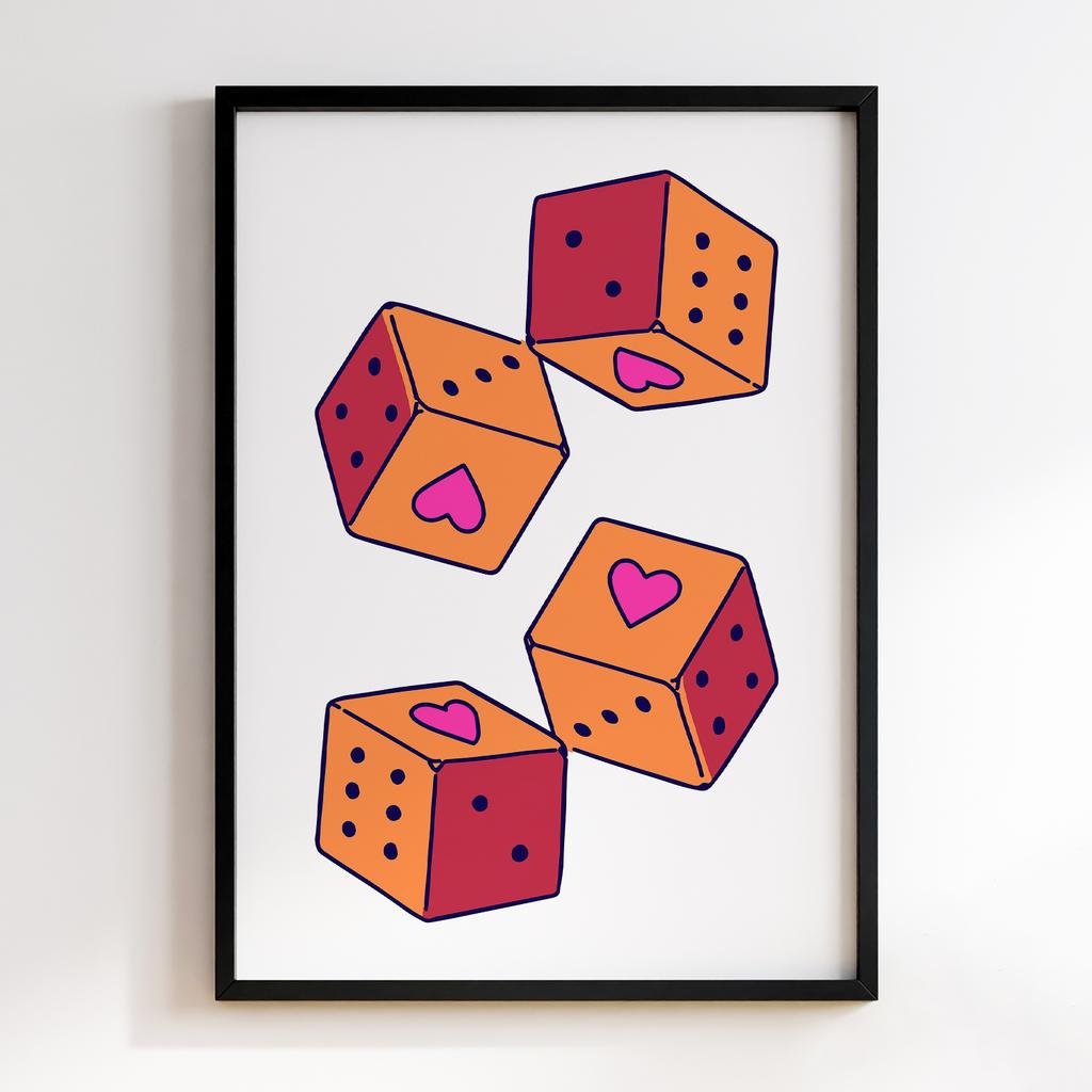 Постер Dice Heart