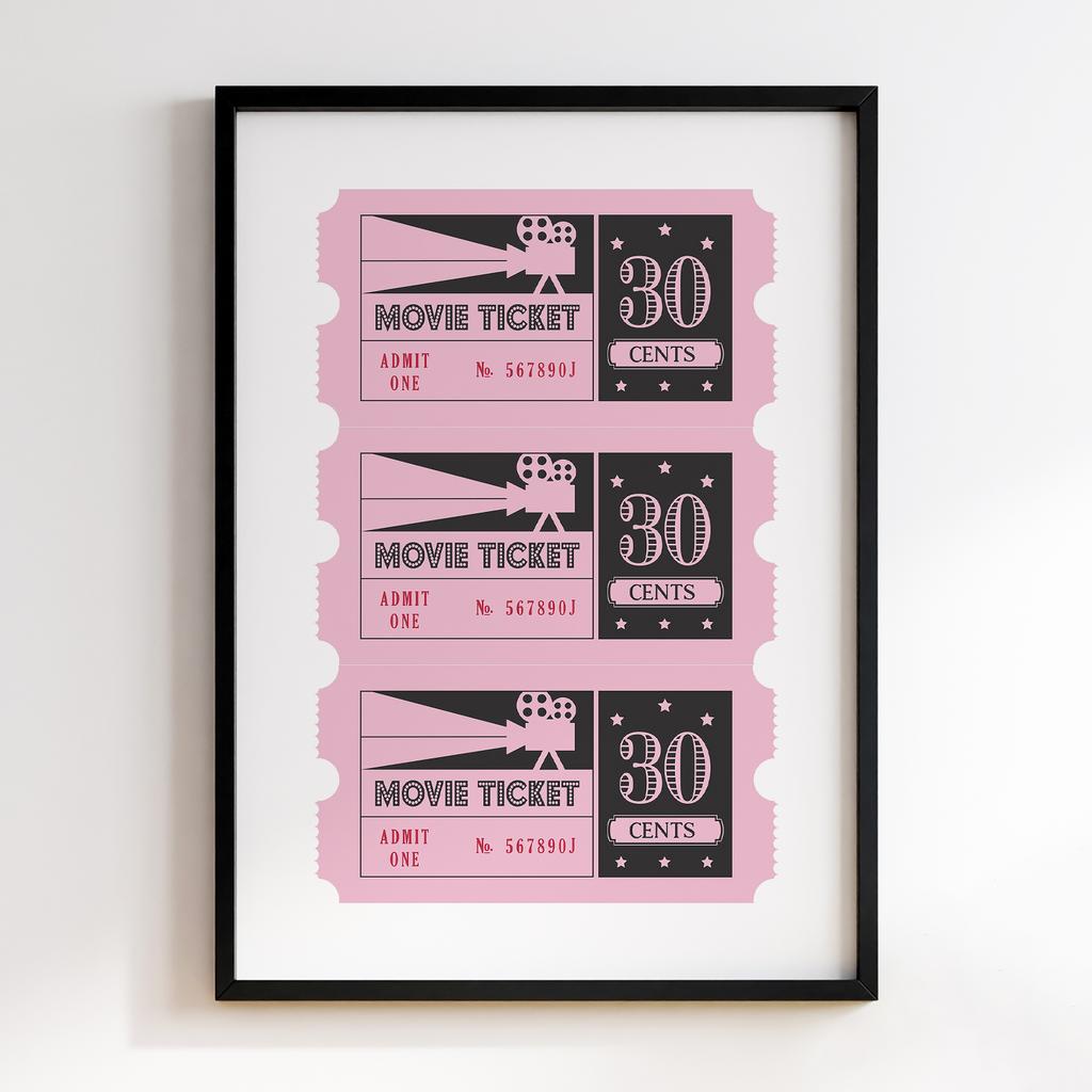 Постер Movie Ticket