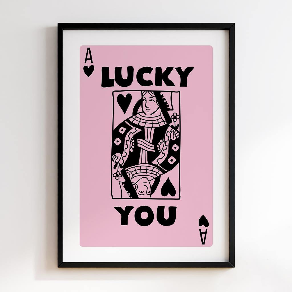 Постер Lucky You Card