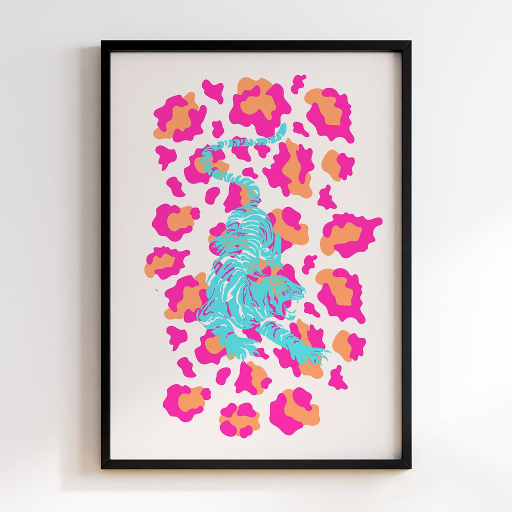 Постер Tiger Modern Art