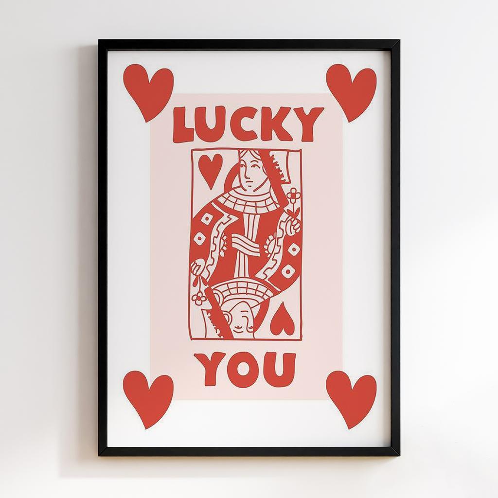 Постер Lucky You Card