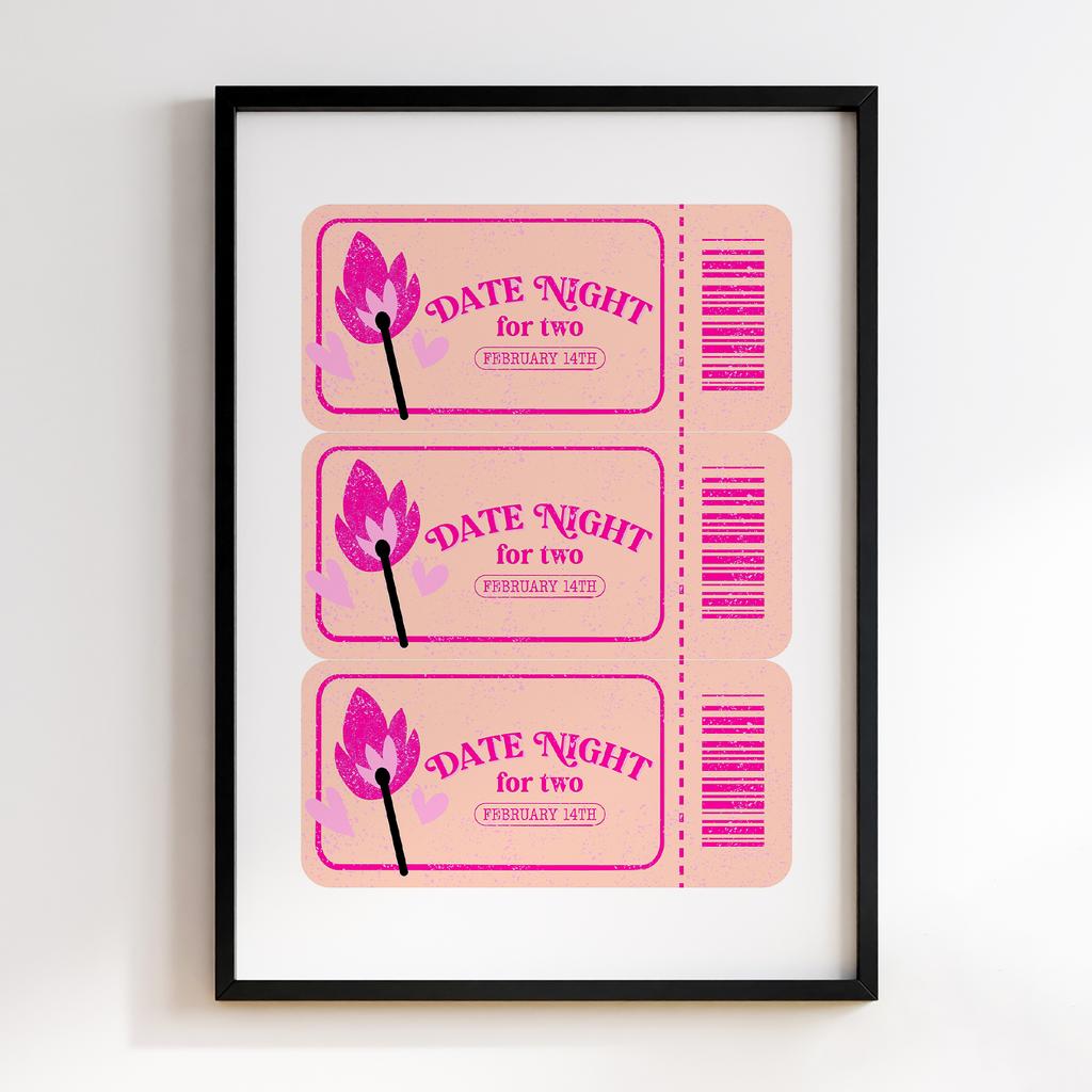Постер Ticket Date Night For Two