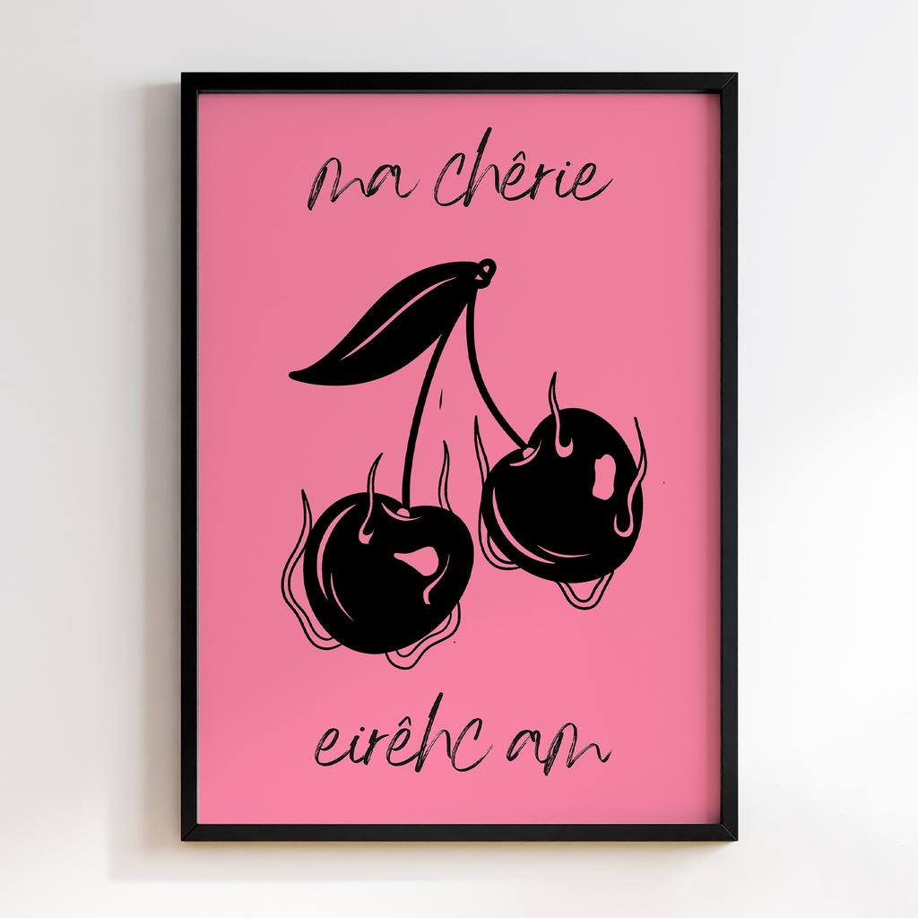 Постер Pink Black Ma chérie