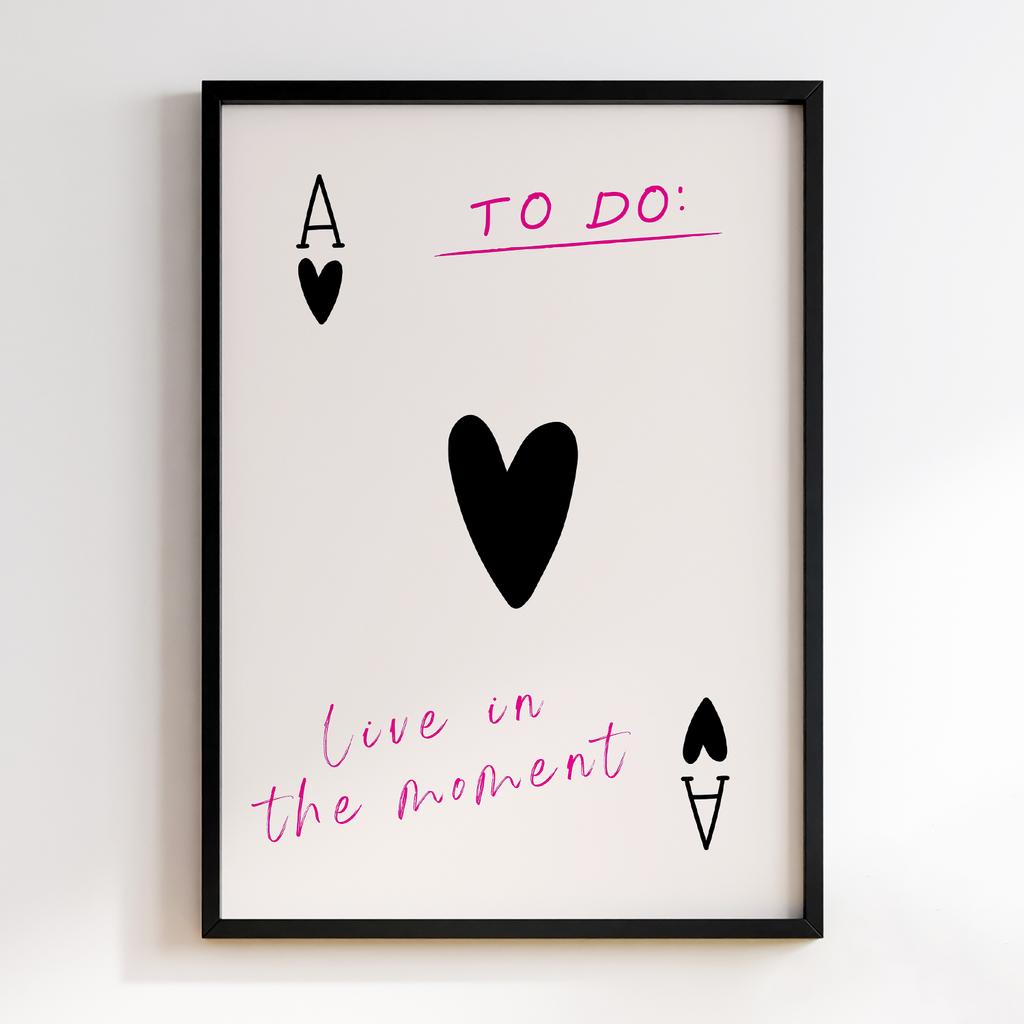 Постер Black to do: Live In The Moment