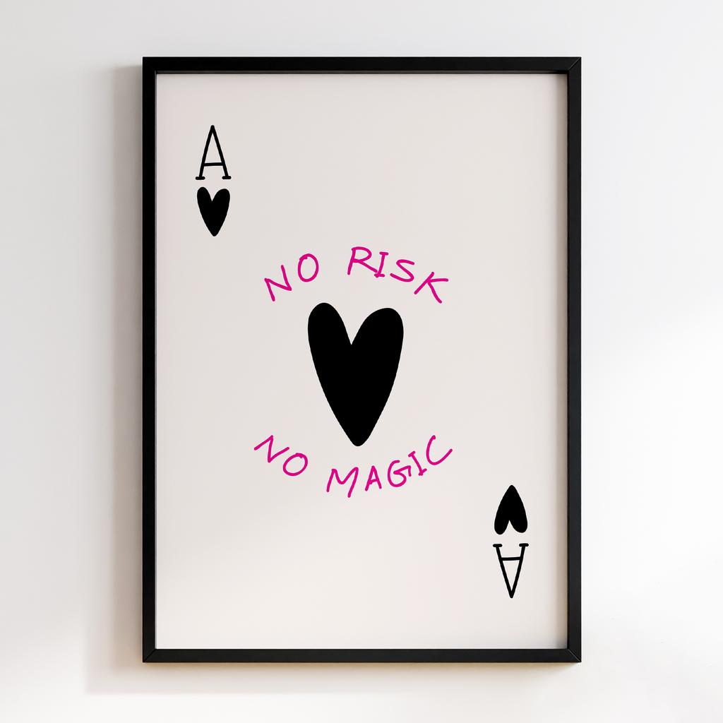 Постер Black No Risk no Magic