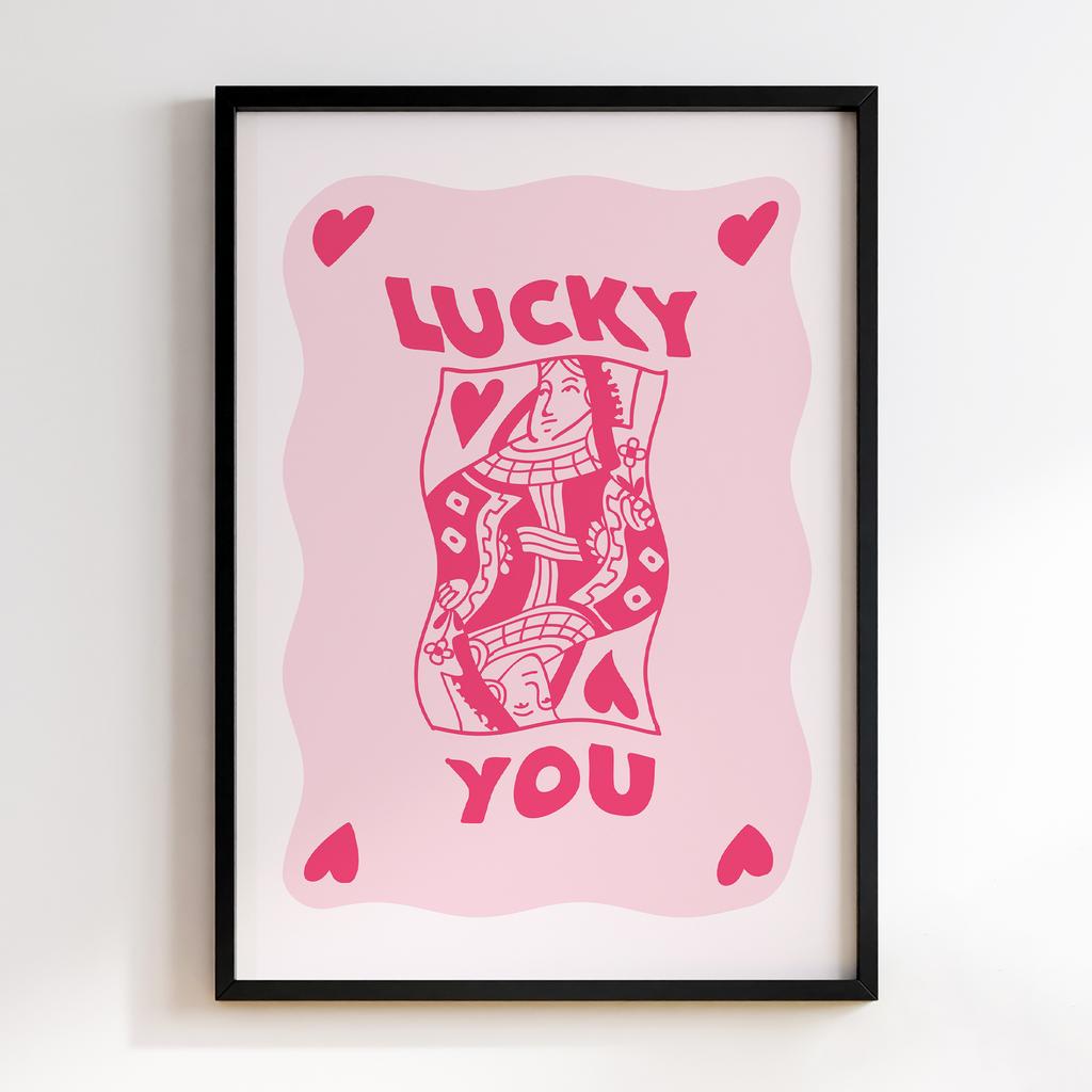 Постер Lucky You Card