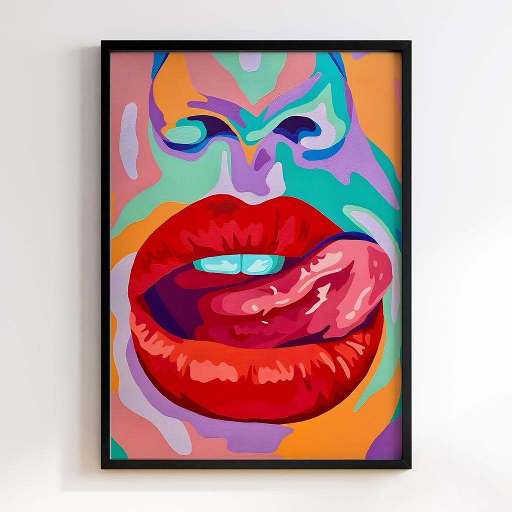 Постер Pop-Art Lips