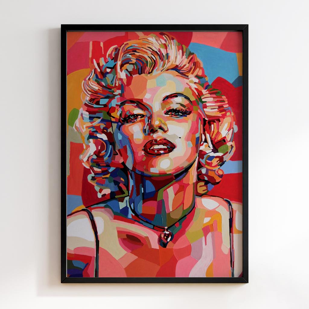 Постер Marilyn Monroe Colorful Art