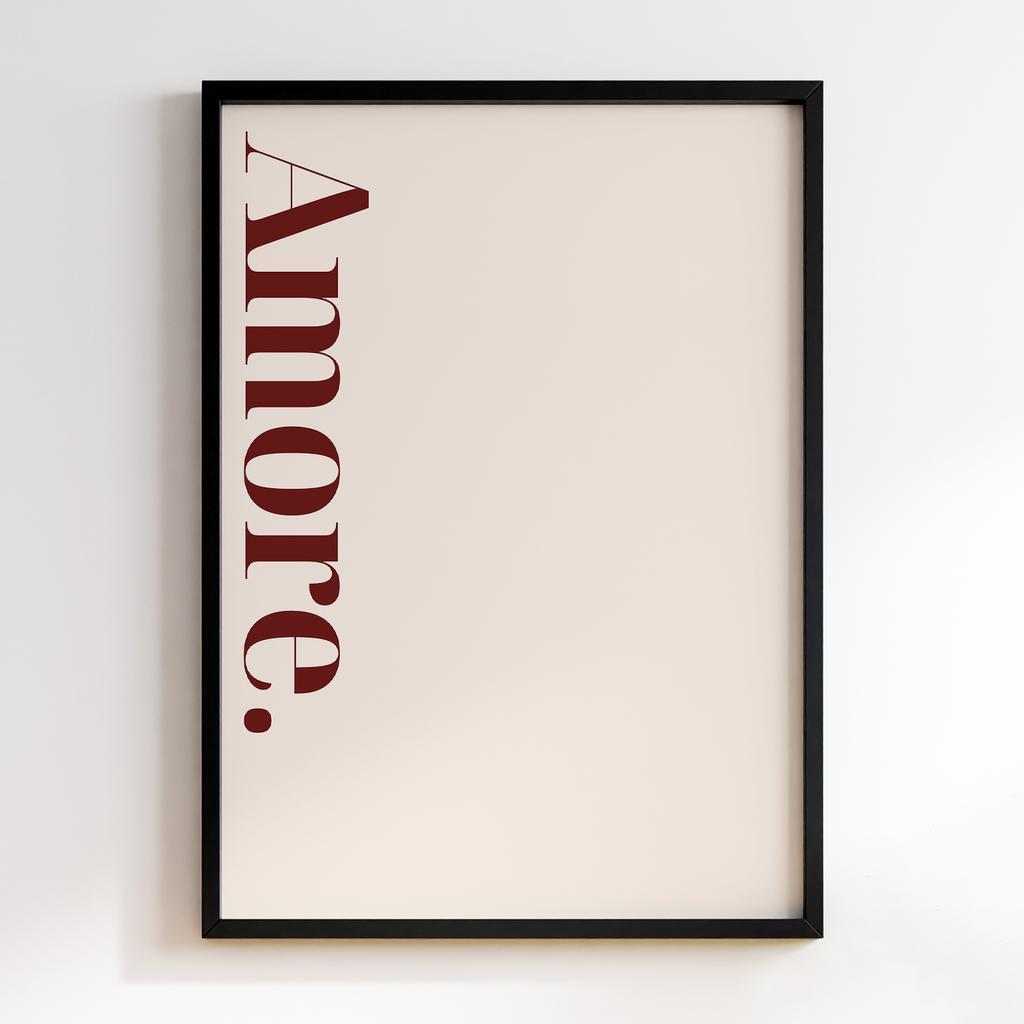 Постер Burgundy Amore