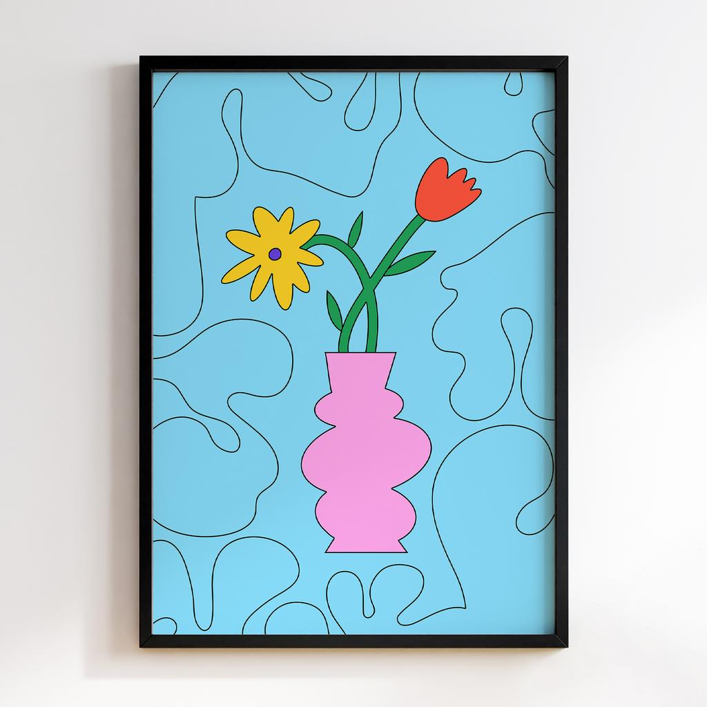 Постер Modern Flowers Art MF1728