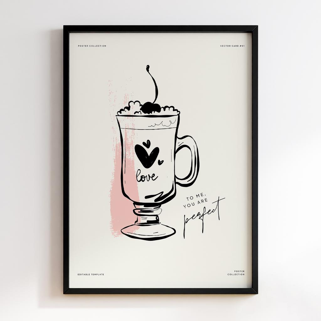 Постер Кава (Coffee) CA043