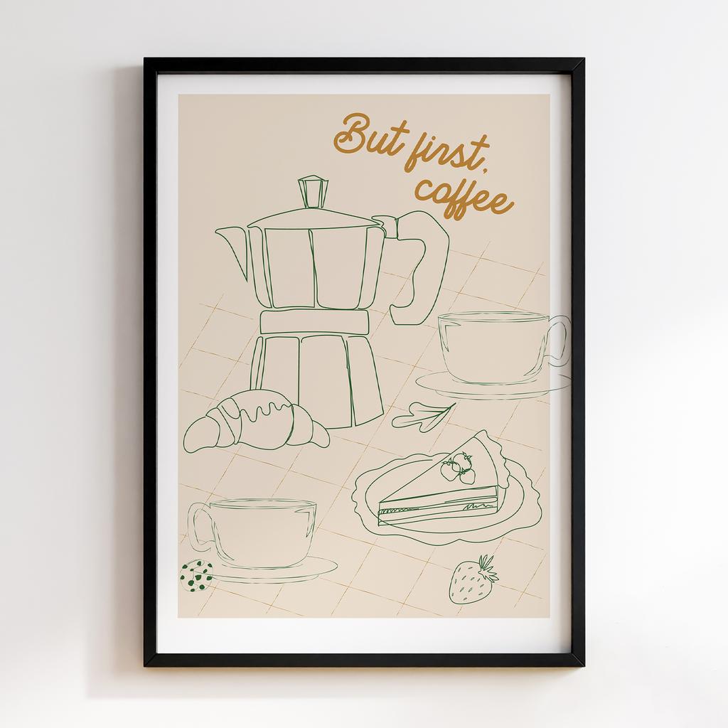 Постер Кава (Coffee) CA063