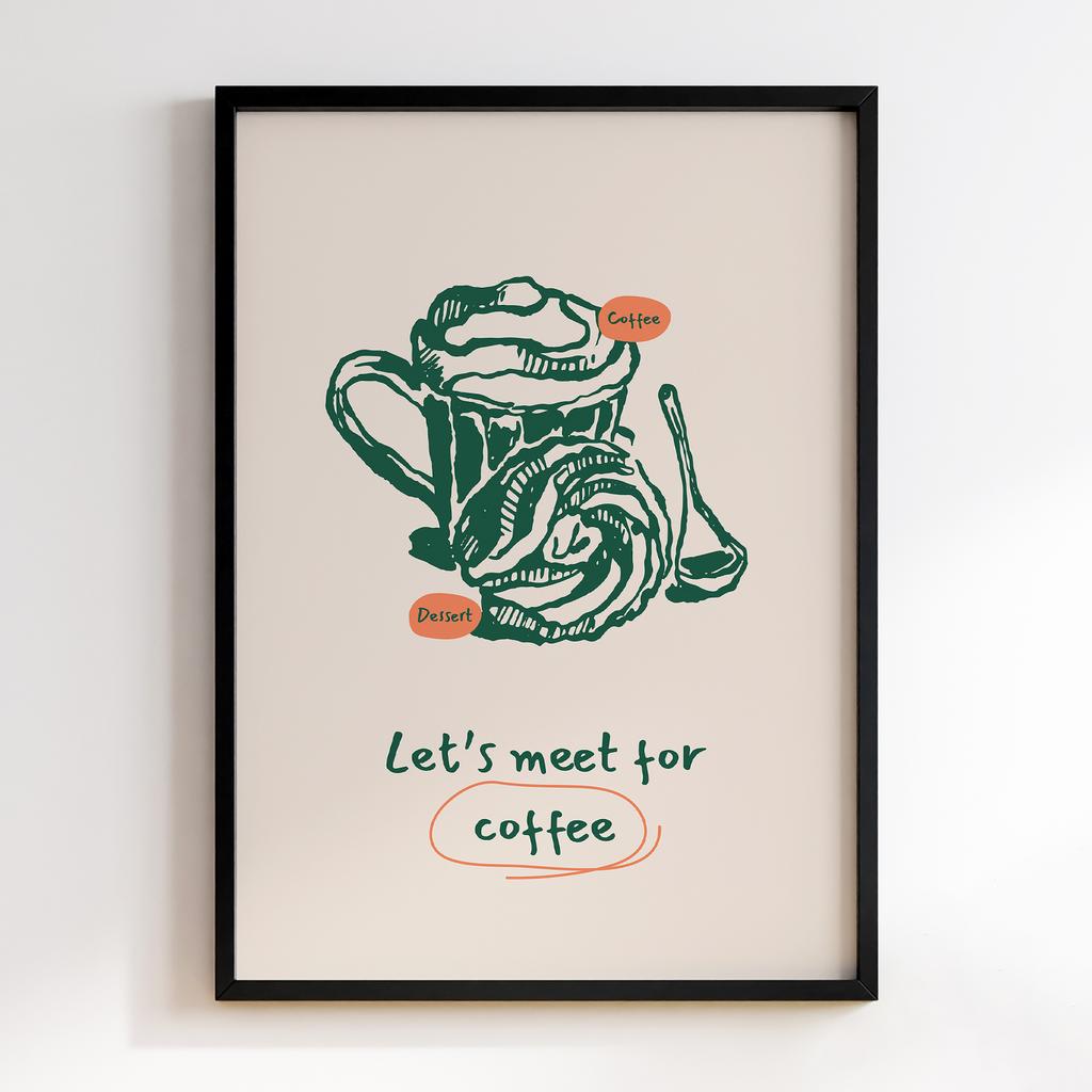 Постер Кава (Coffee) CA080