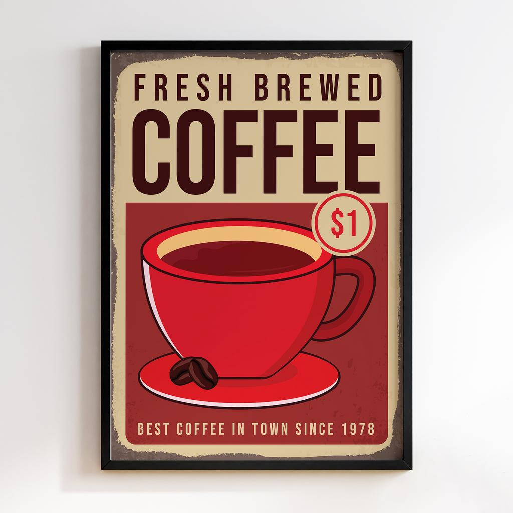 Постер Кава (Coffee) CA145