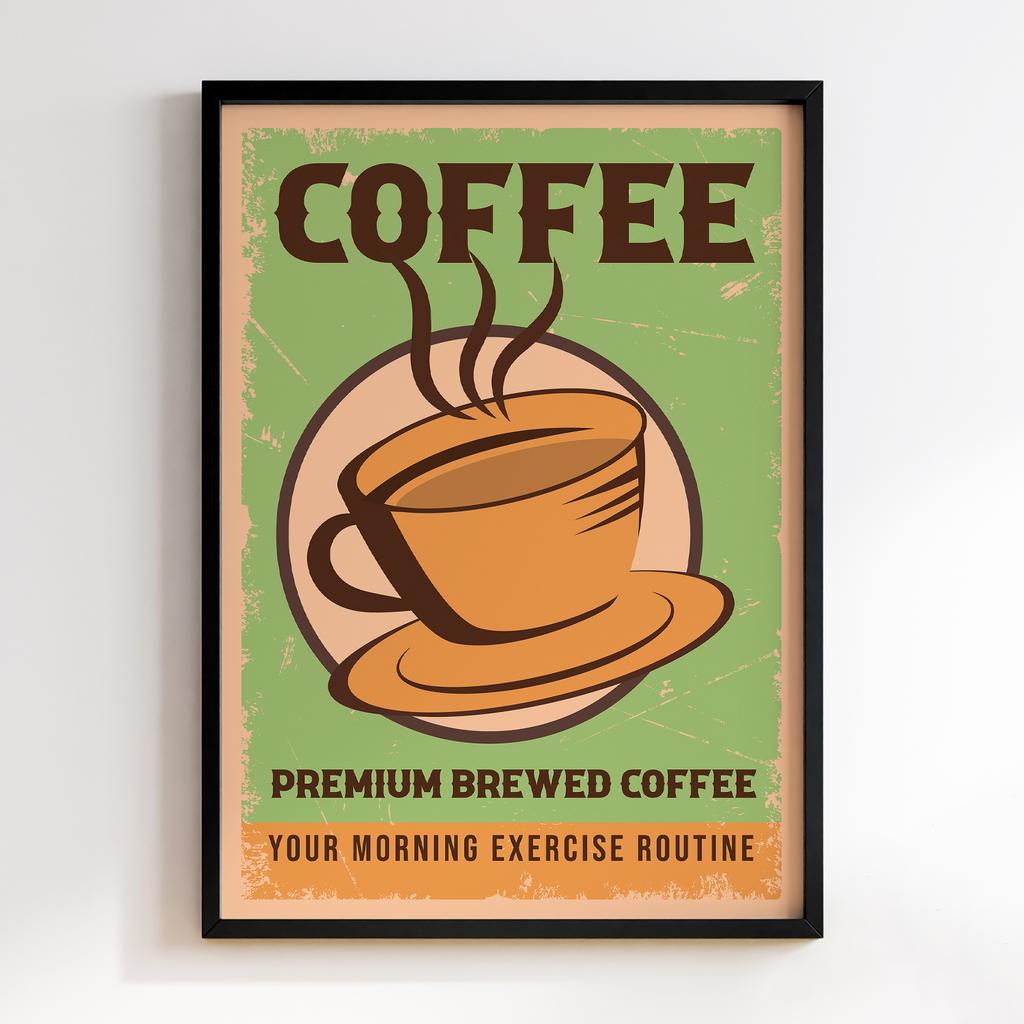 Постер Кава (Coffee) CA155