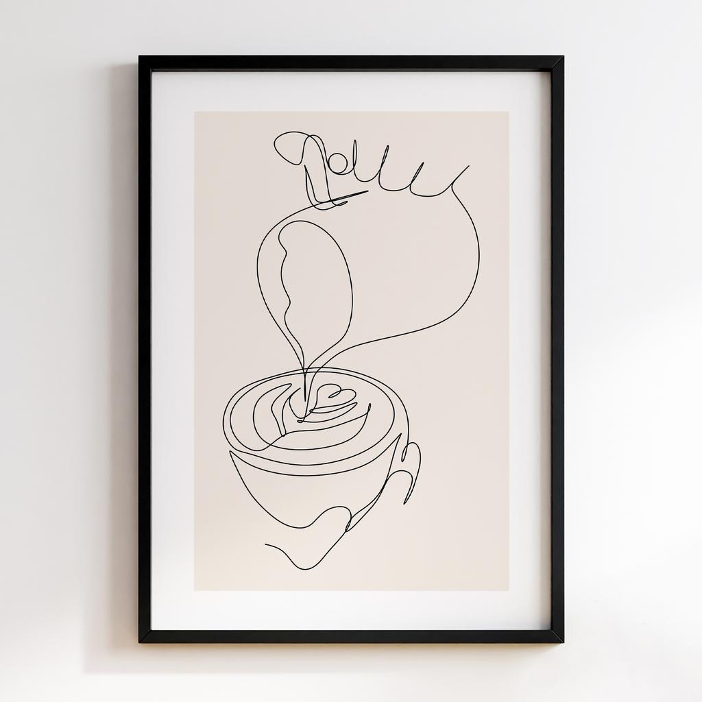 Постер Кава (Coffee) CA175