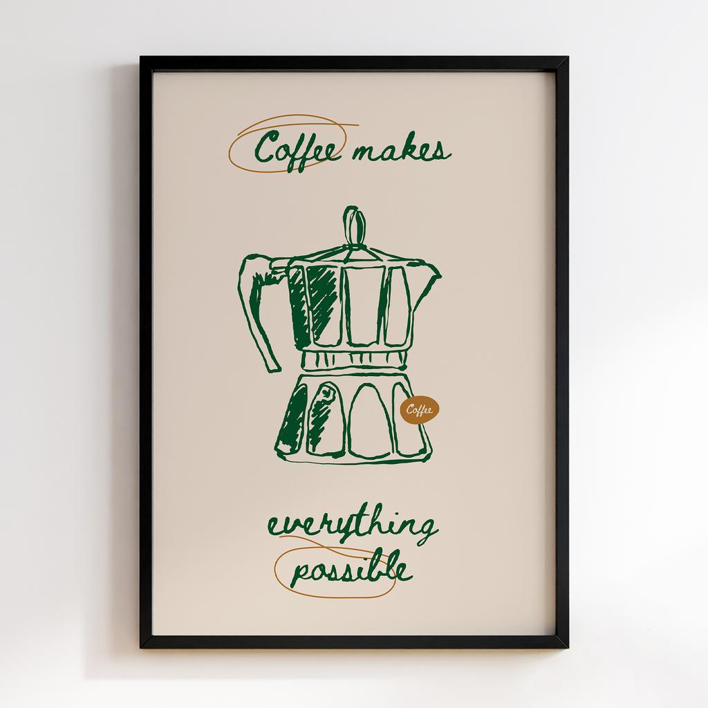 Постер Кава (Coffee) CA213