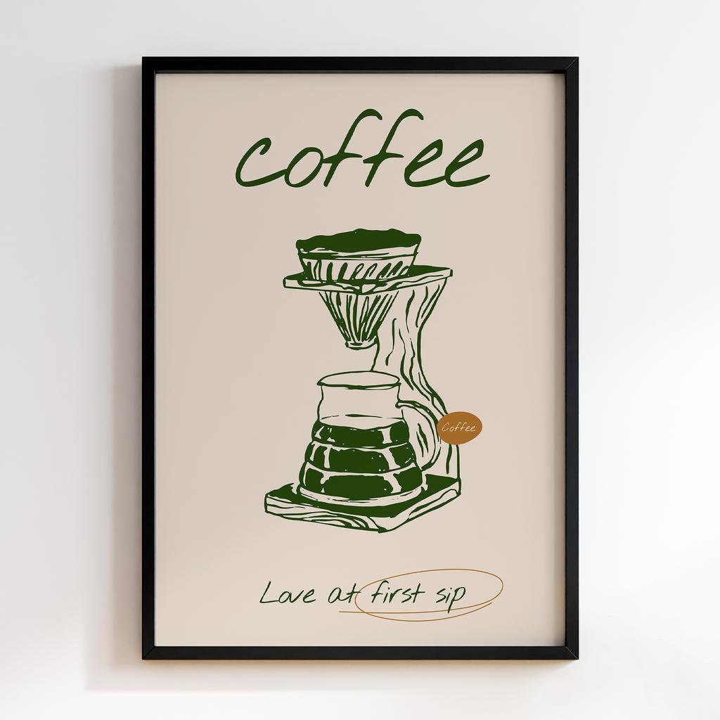 Постер Кава (Coffee) CA214