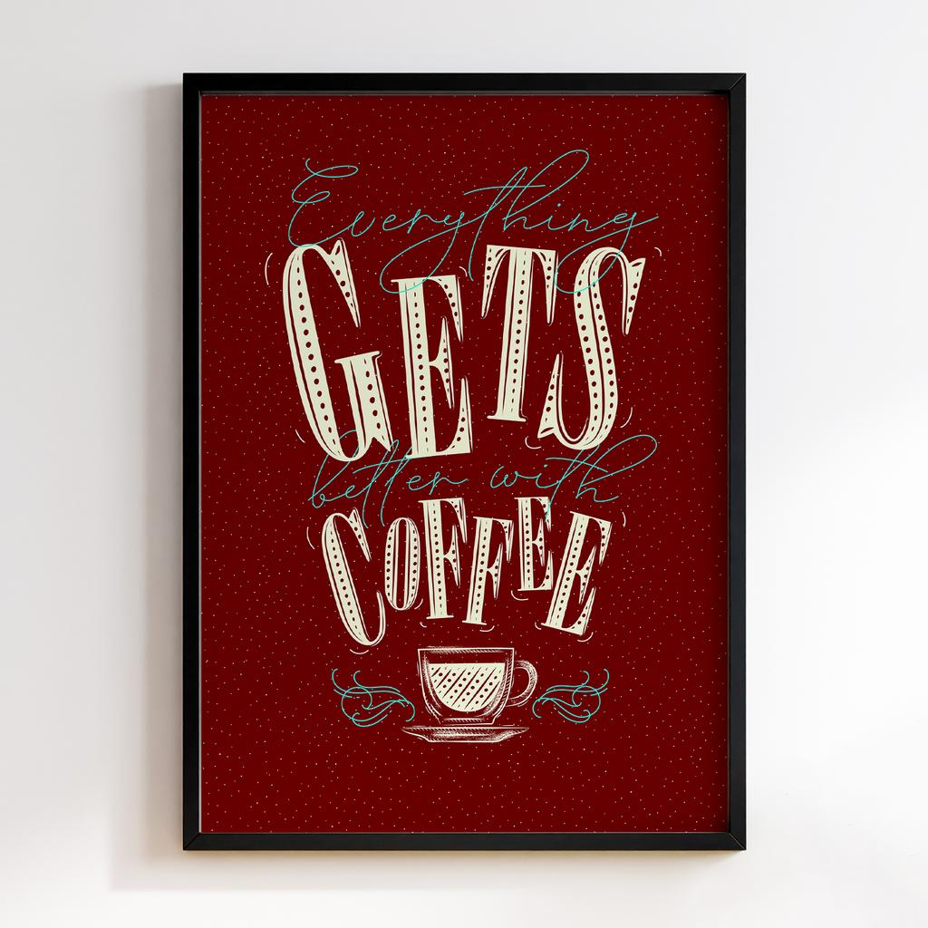 Постер Кава (Coffee) CA290