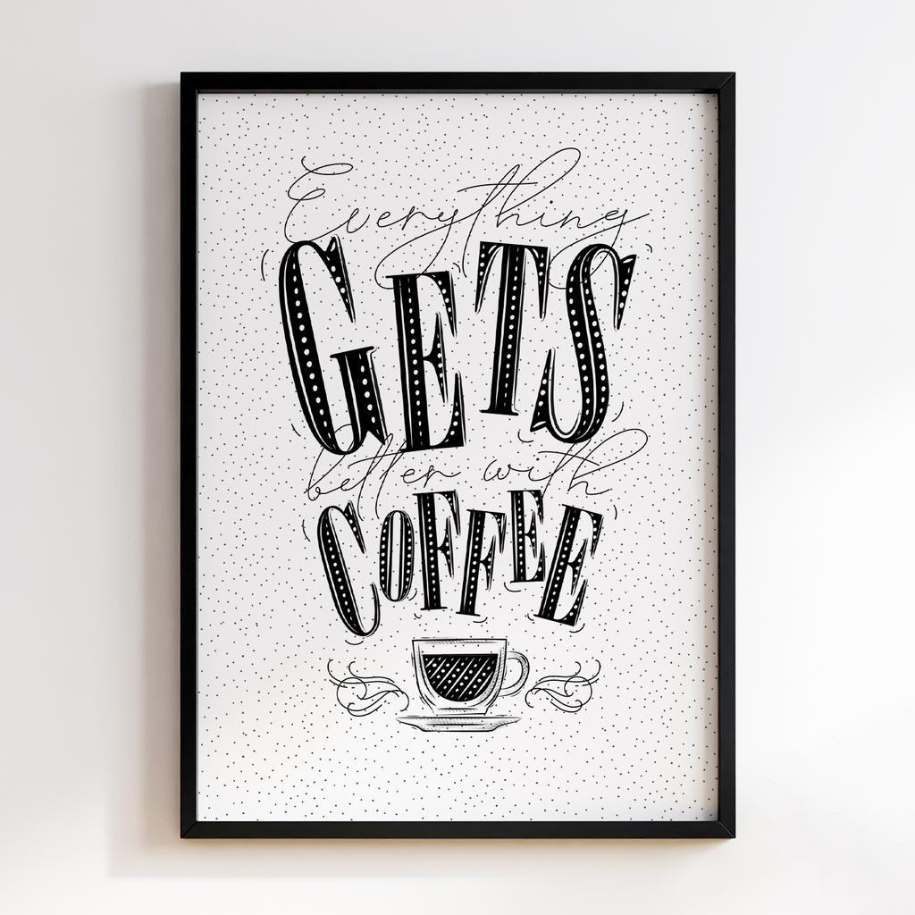 Постер Кава (Coffee) CA301