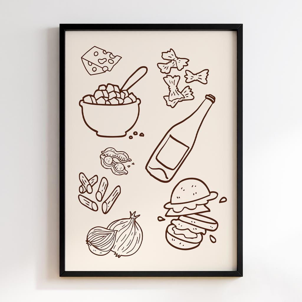 Постер на кухню Kitchen Modern Art KT051