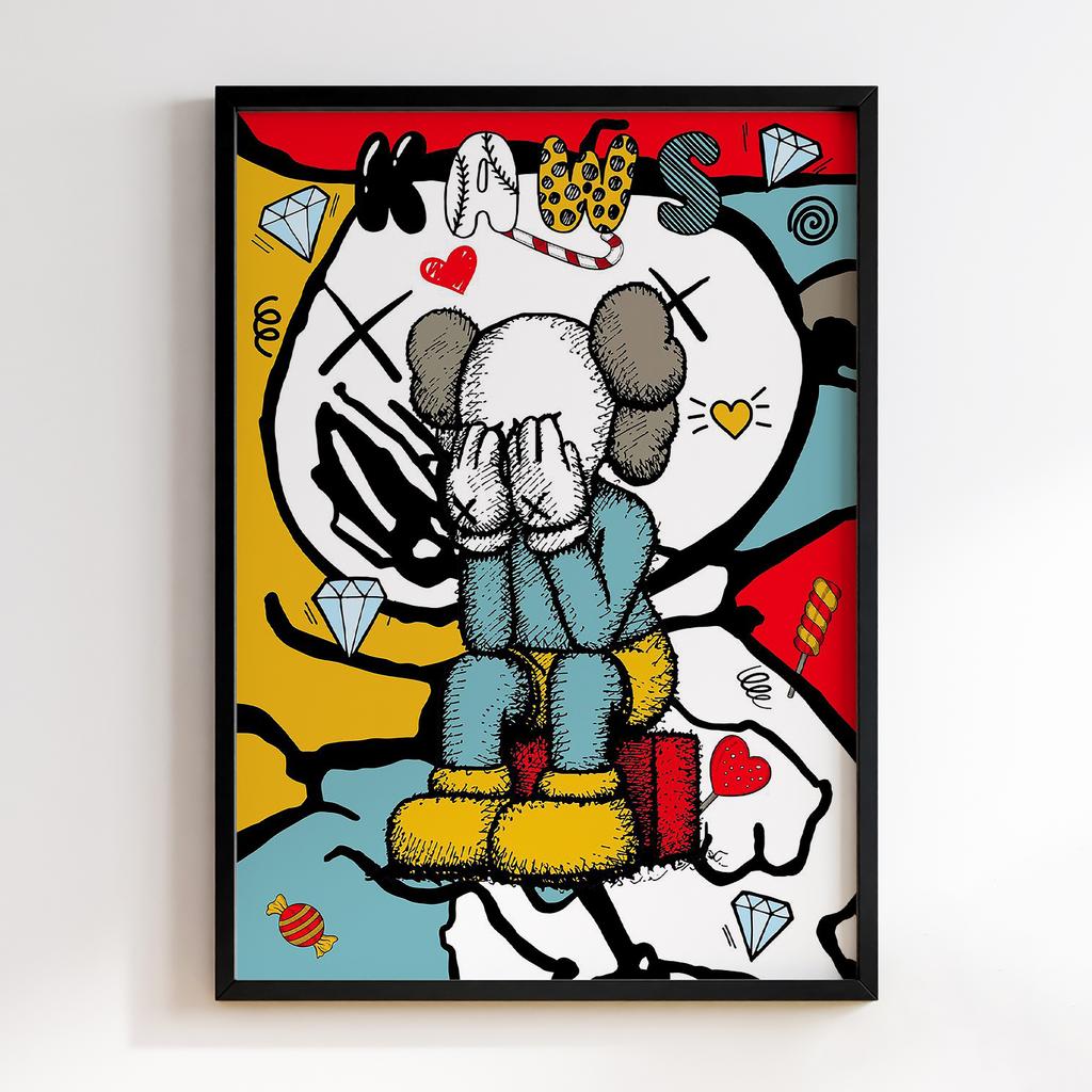 Постер Graffiti Pop-Art KAWS GPA005