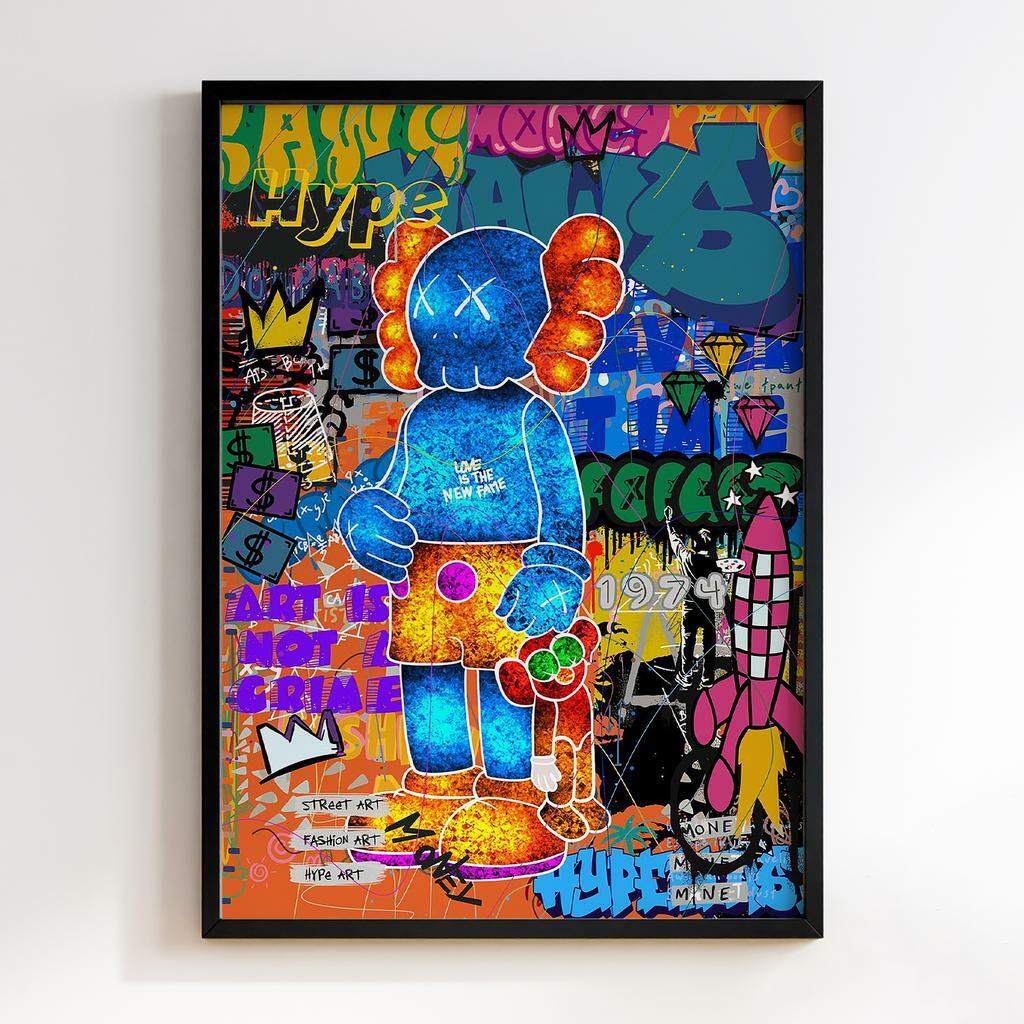 Постер Graffiti Pop-Art KAWS GPA012