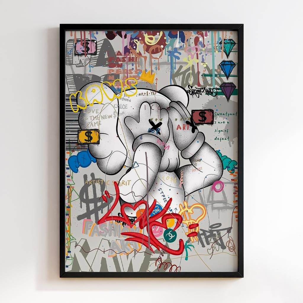 Постер Graffiti Pop-Art KAWS GPA015