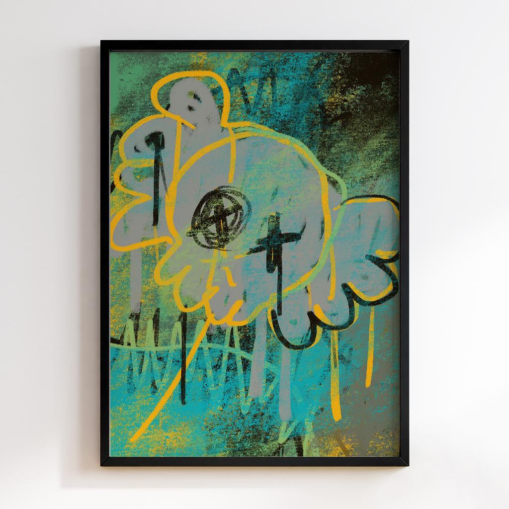 Постер Graffiti Pop-Art KAWS GPA019
