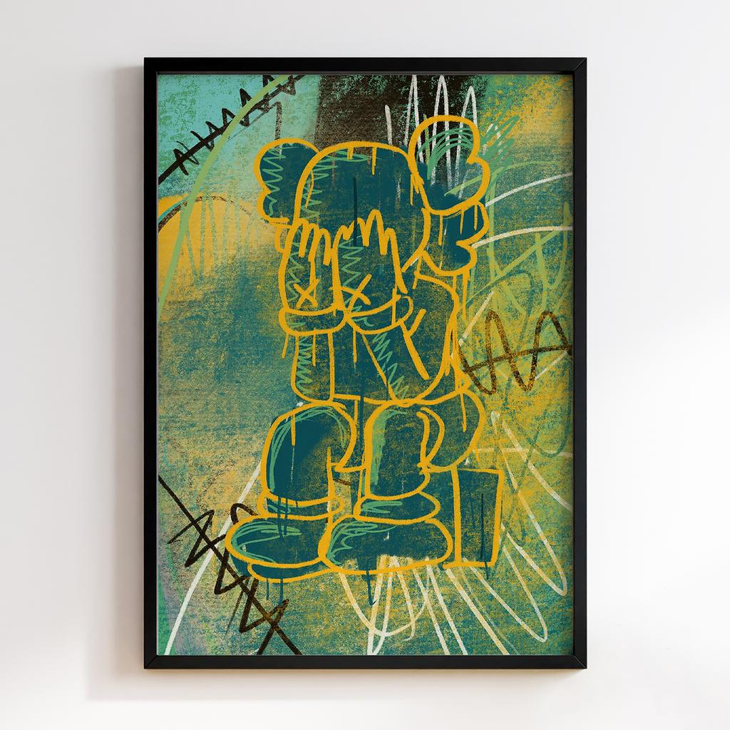 Постер Graffiti Pop-Art KAWS GPA023
