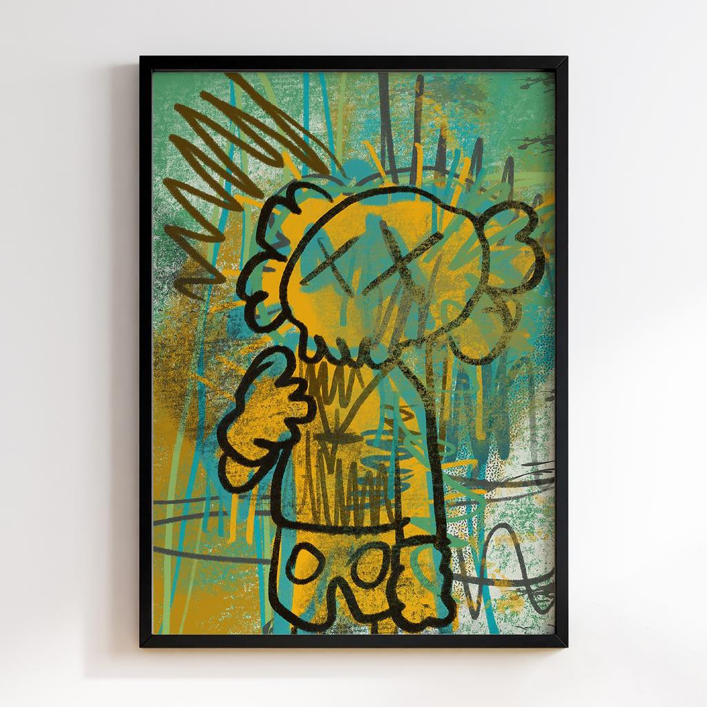 Постер Graffiti Pop-Art KAWS GPA024