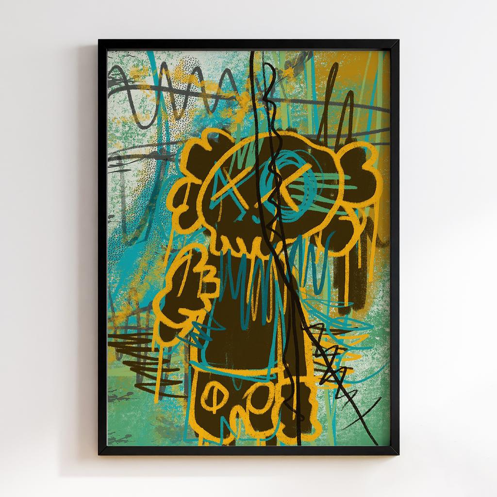 Постер Graffiti Pop-Art KAWS GPA025