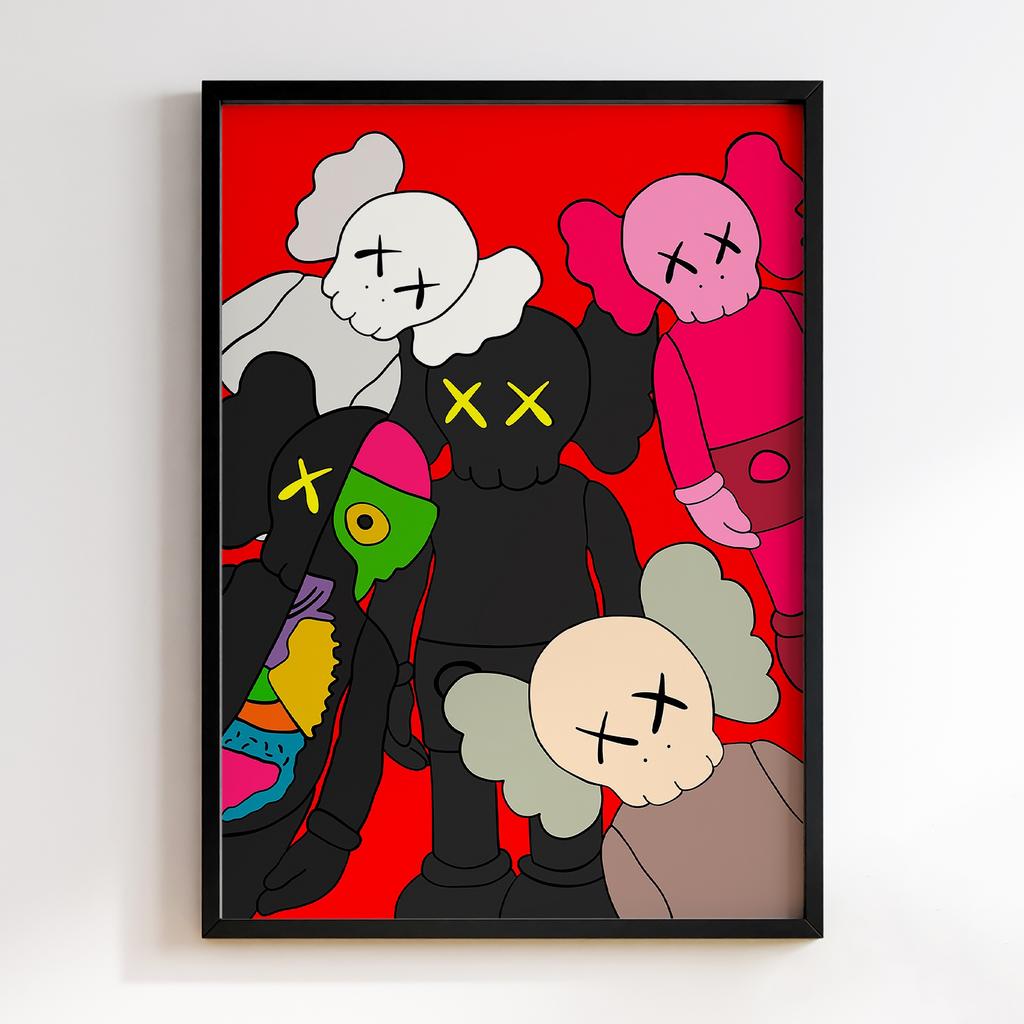 Постер Graffiti Pop-Art KAWS GPA041