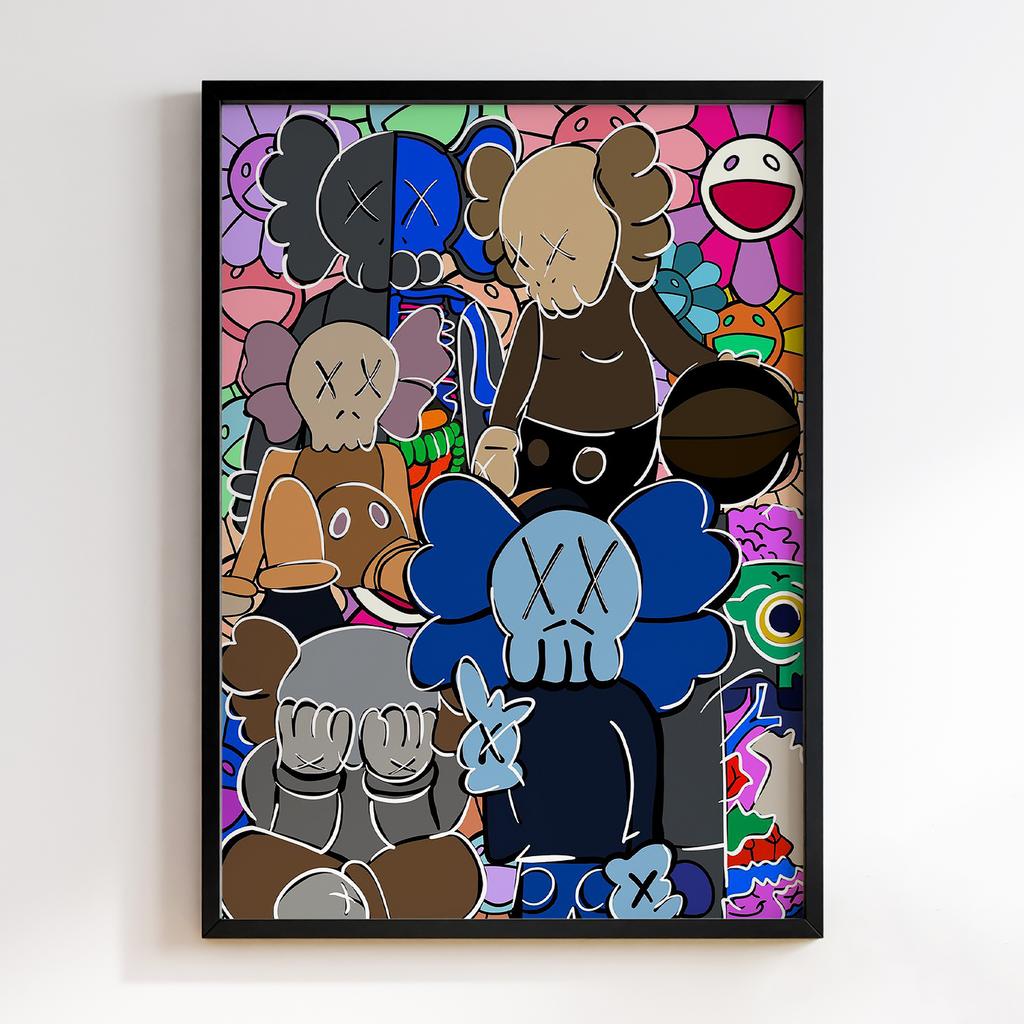 Постер Graffiti Pop-Art KAWS GPA045