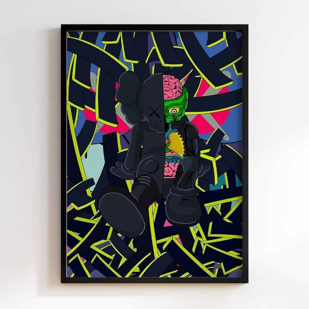 Постер Graffiti Pop-Art KAWS GPA054
