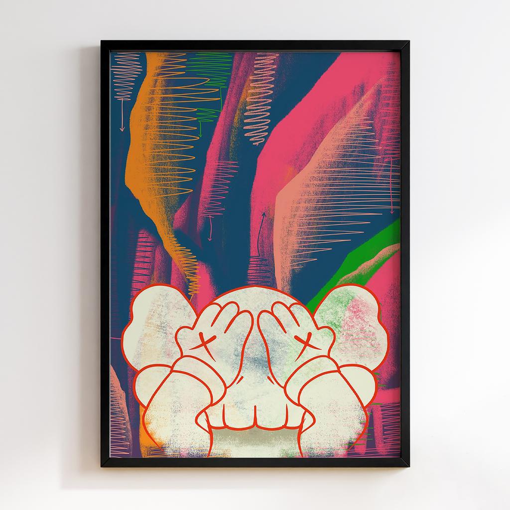 Постер Graffiti Pop-Art KAWS GPA060