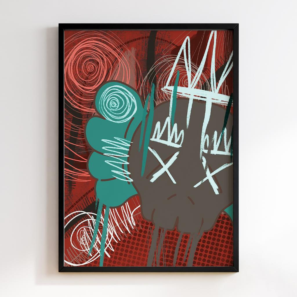 Постер Graffiti Pop-Art KAWS GPA070