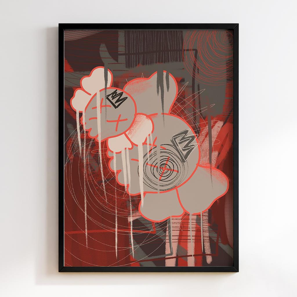 Постер Graffiti Pop-Art KAWS GPA071